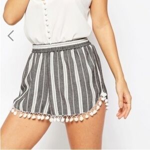 ASOS Pom Pom Shorts Size 12